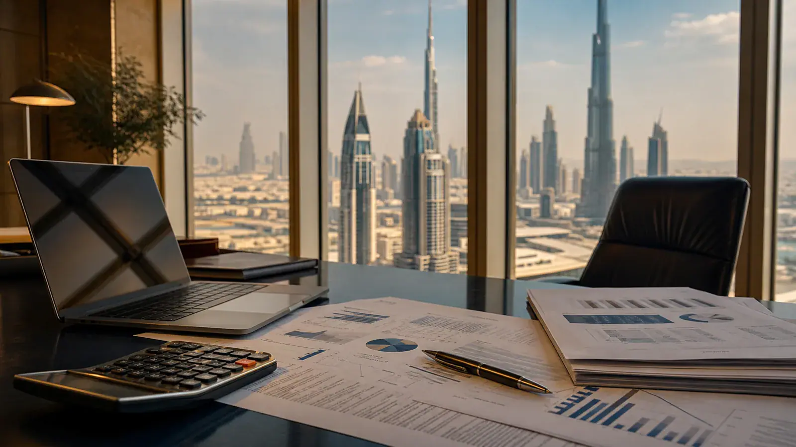 Financial reports illustrating UAE Corporate Tax